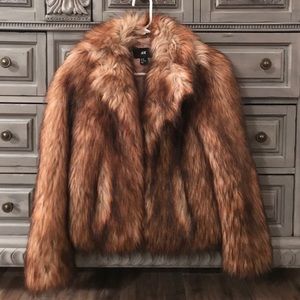 Faux fur jacket